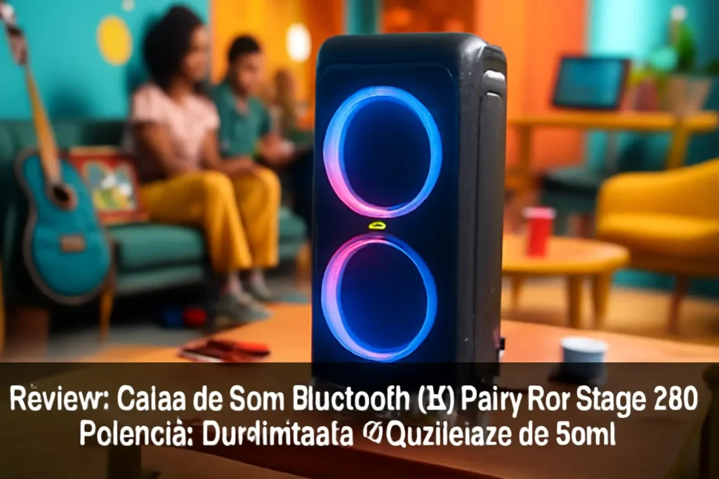 Caixa de Som Bluetooth JBL Partybox Stage 320: Potência, Durabilidade e Qualidade de Som