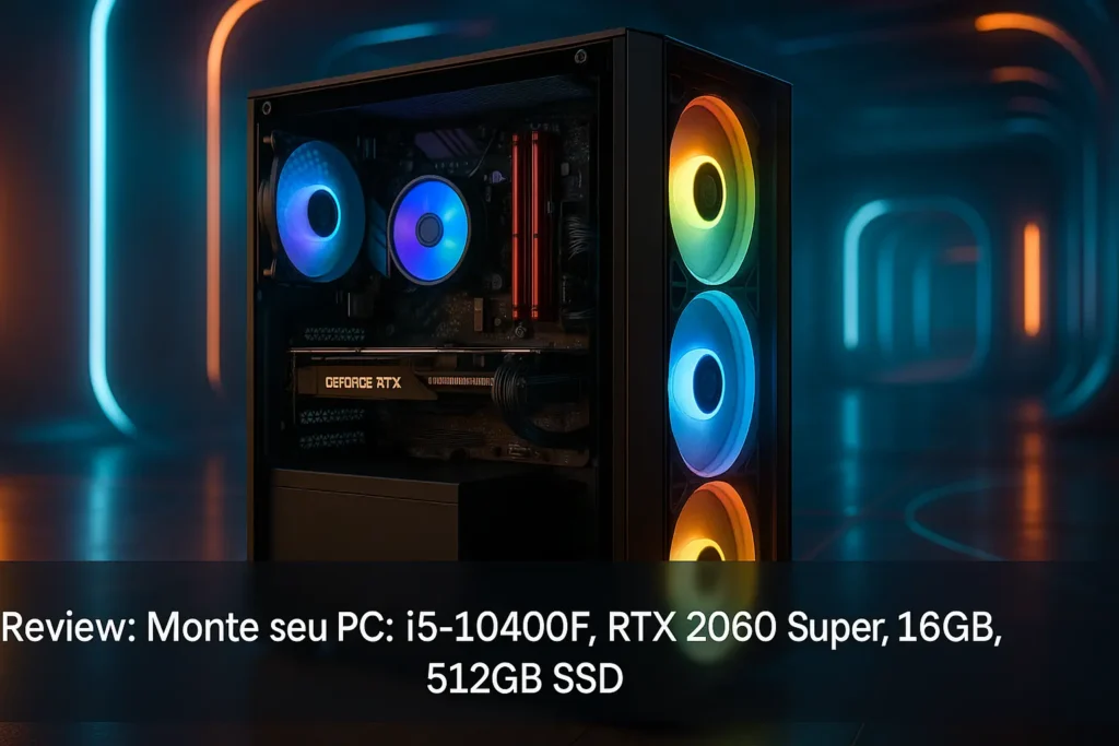 Monte seu PC: i5-10400F, RTX 2060 Super, 16GB, 512GB SSD