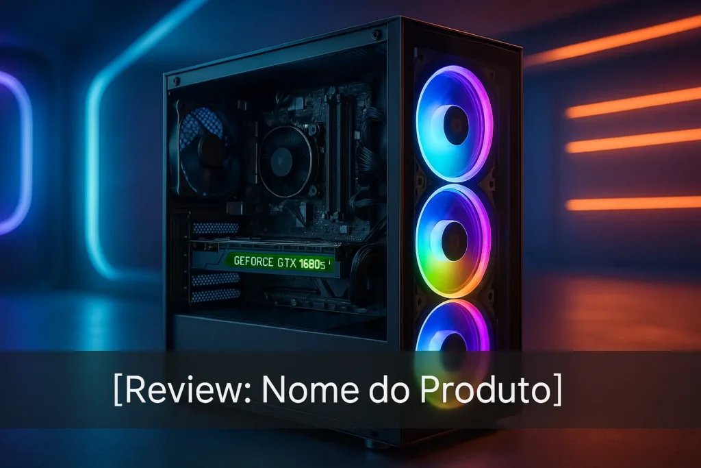 Monte seu PC: i5-8400, GTX 1660 Super, 8GB, 256GB SSD