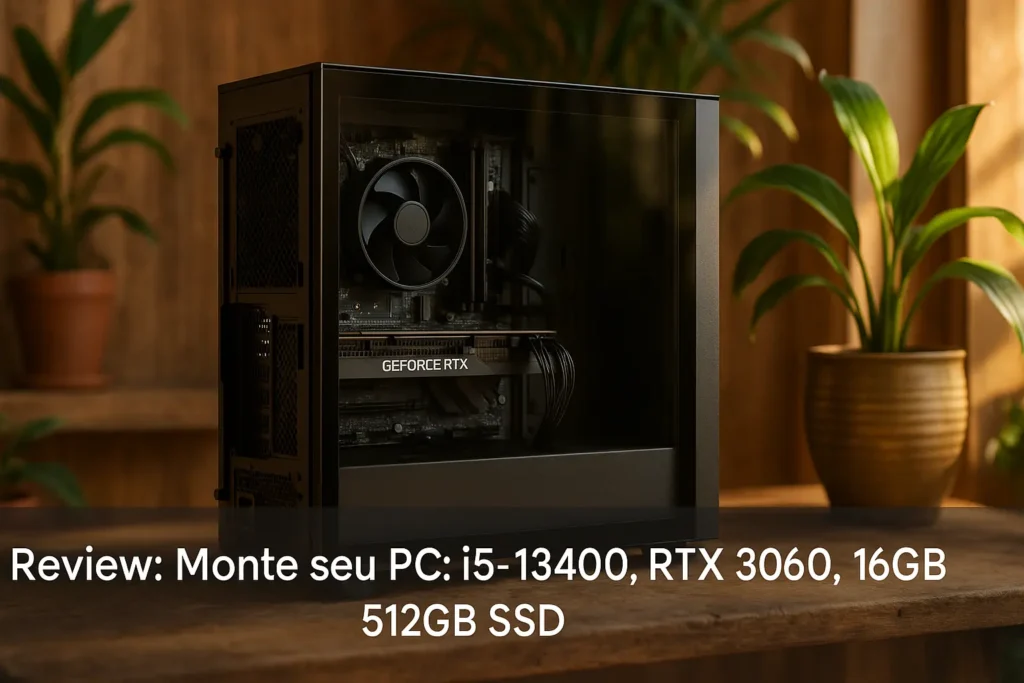 Monte seu PC: i5-13400, RTX 3060, 16GB, 512GB SSD