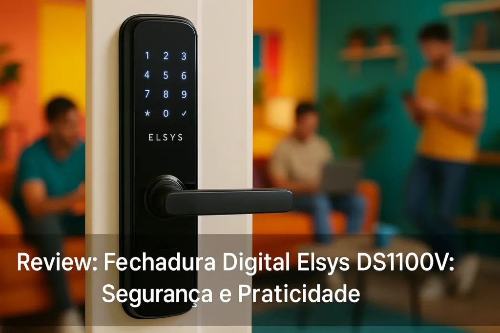 Fechadura Digital Elsys DS1100V: Segurança e Praticidade
