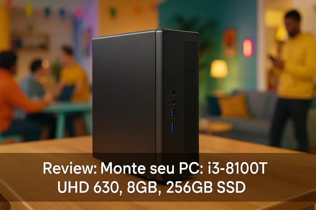 Monte seu PC: i3-8100T, UHD 630, 8GB, 256GB SSD