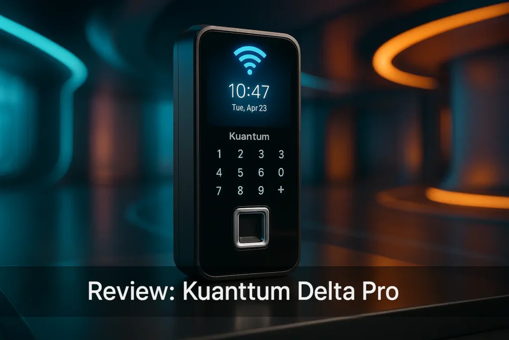 Kuanttum Delta Pro: segurança digital com Wi-Fi e biometria