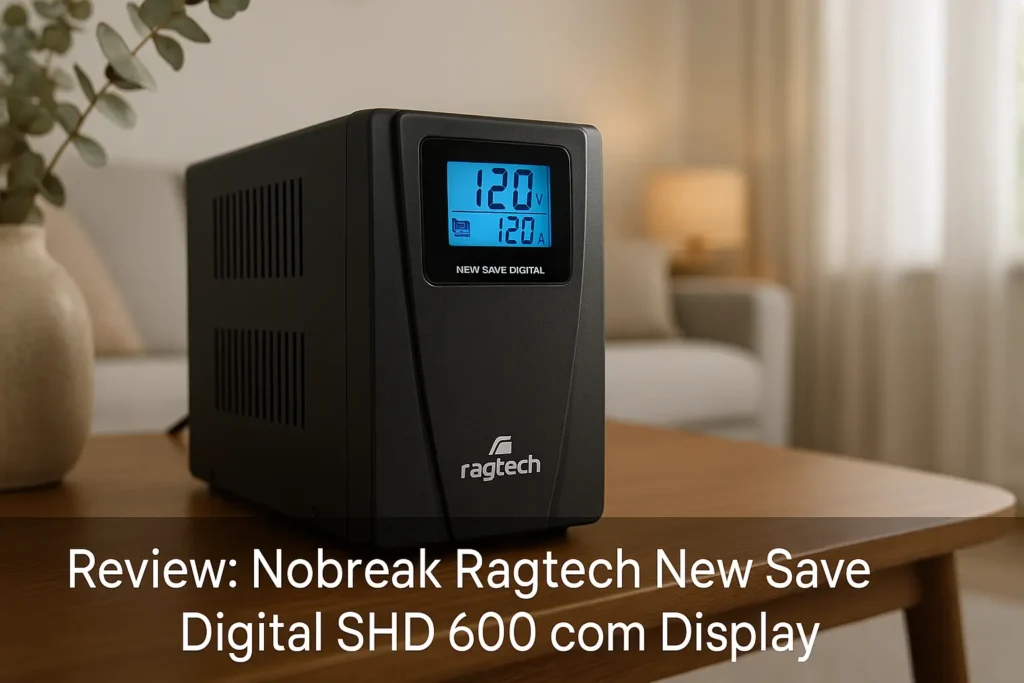 Nobreak Ragtech New Save Digital SHD 600 com Display