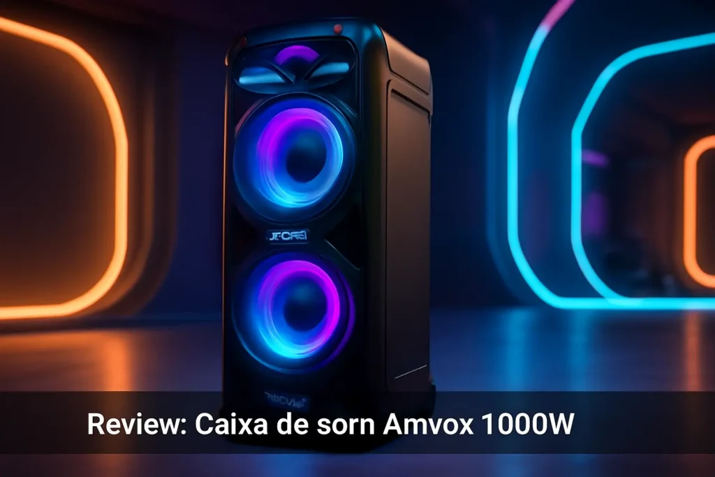 Principais Cinco caixa de som Amvox 1000w