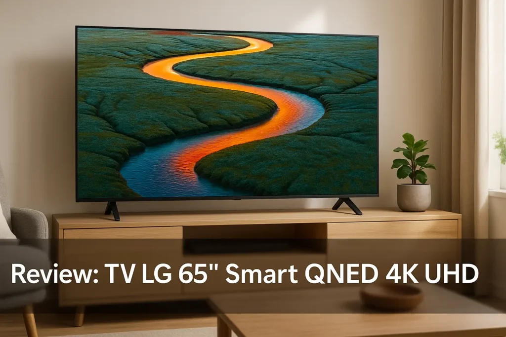 TV LG 65" Smart QNED 4K UHD: Imagem Imersiva e Tecnologia de Ponta