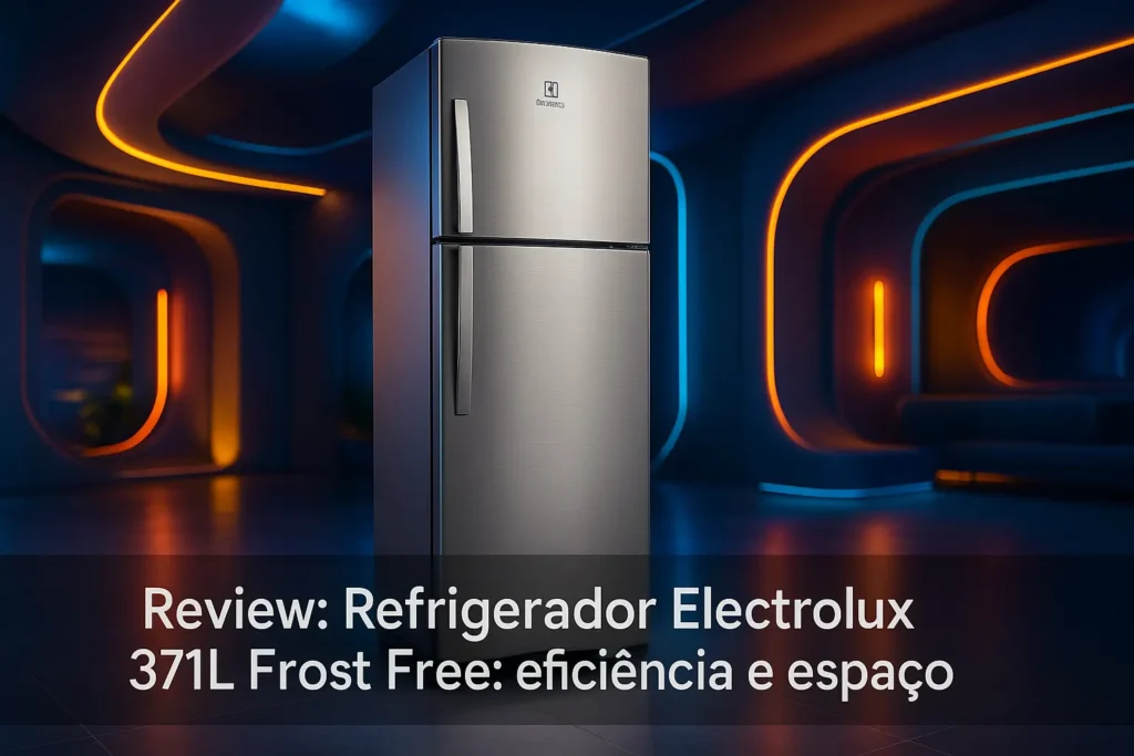 Refrigerador Electrolux 371L Frost Free: eficiência e espaço