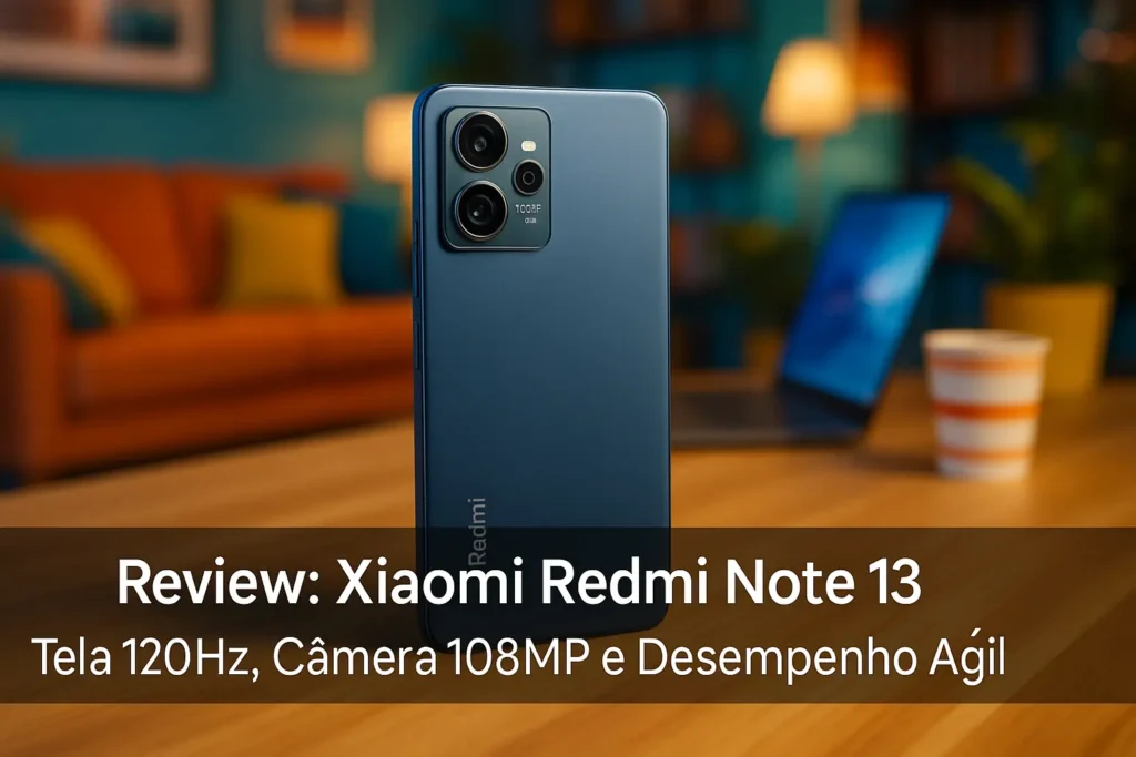 Xiaomi Redmi Note 13: Tela 120Hz, Câmera 108MP e Desempenho Ágil