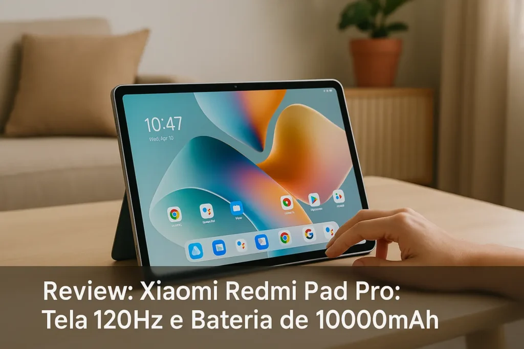 Xiaomi Redmi Pad Pro: Tela 120Hz e Bateria de 10000mAh
