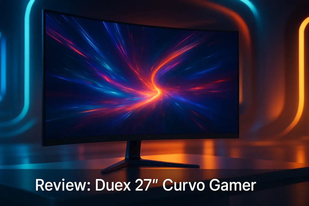 Monitor Duex 27" Curvo Gamer 240Hz Full HD VGA+HDMI