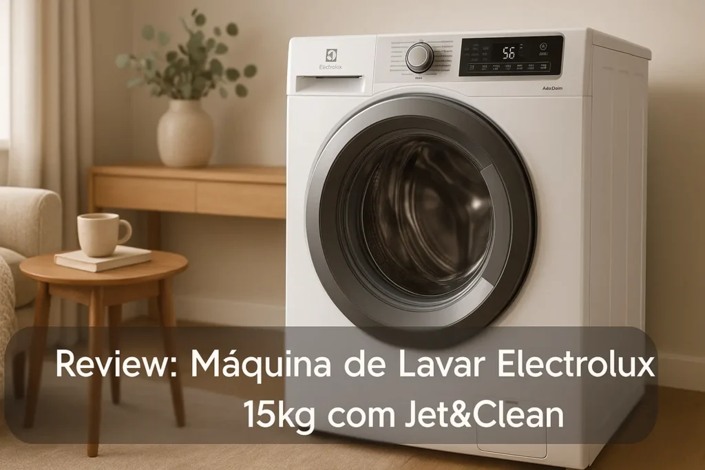 Máquina de Lavar Electrolux 15kg com Jet&Clean: Eficiência e Economia