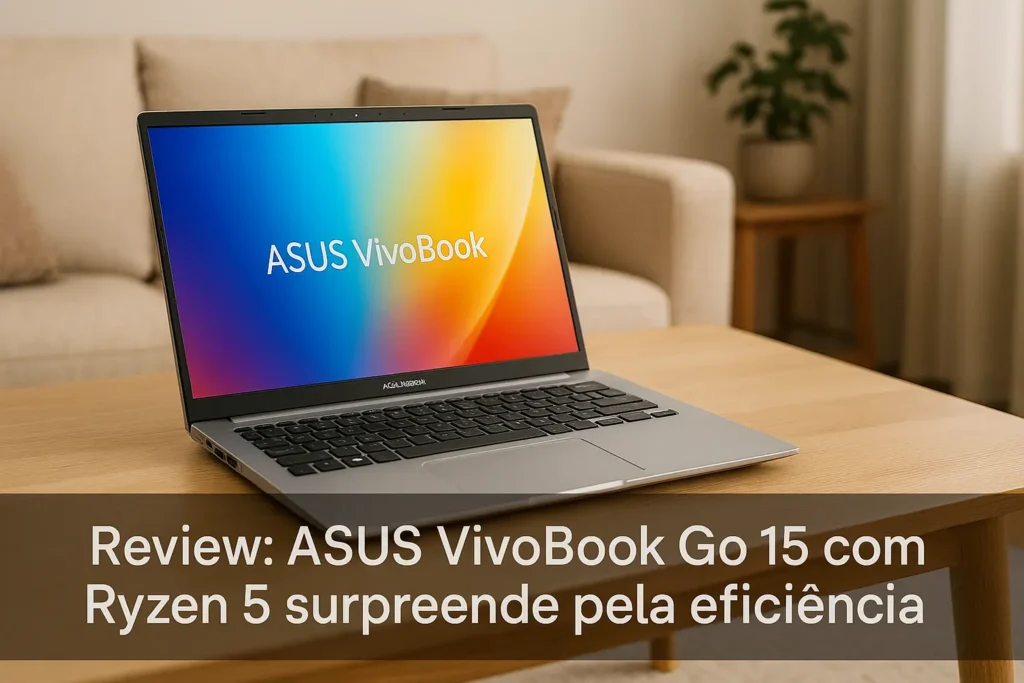 ASUS VivoBook Go 15 com Ryzen 5 surpreende pela eficiência