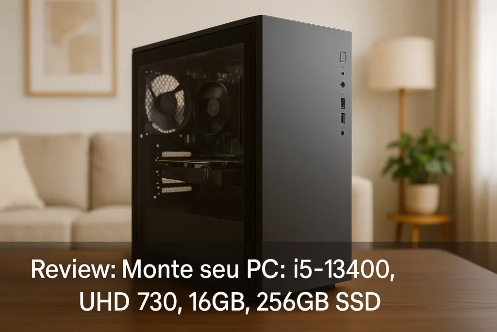 Monte seu PC: i5-13400, UHD 730, 16GB, 256GB SSD