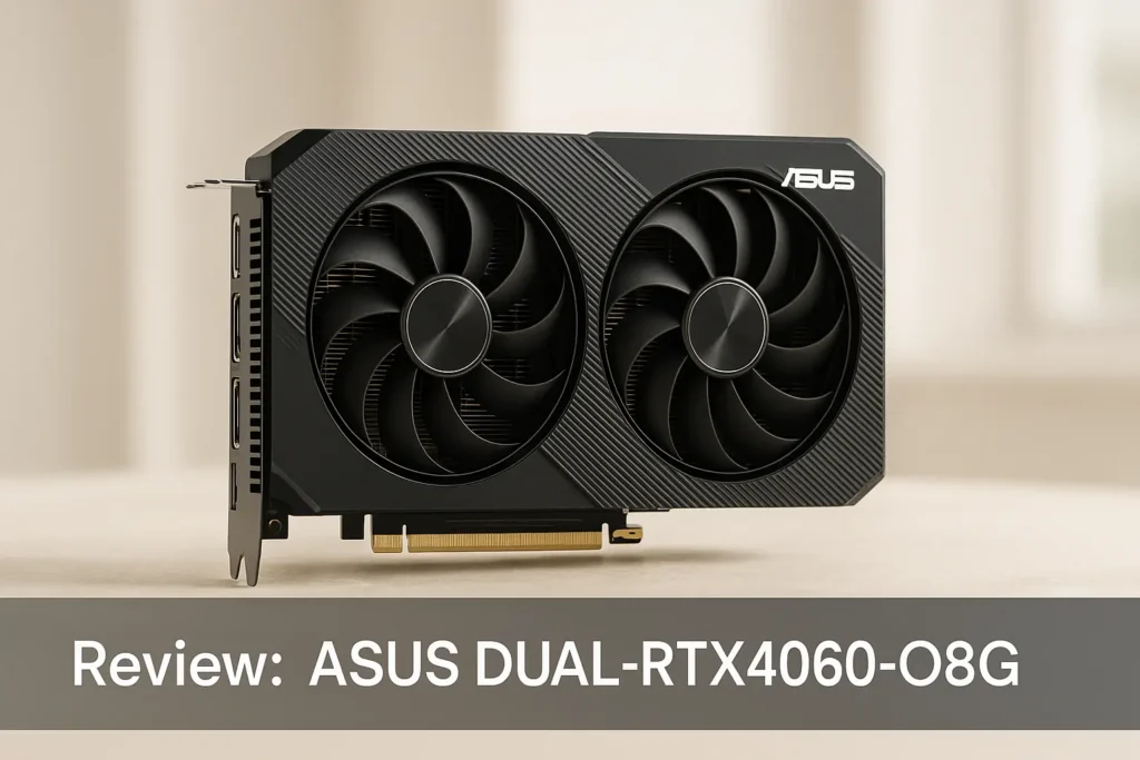 ASUS DUAL-RTX4060-O8G entrega potência silenciosa