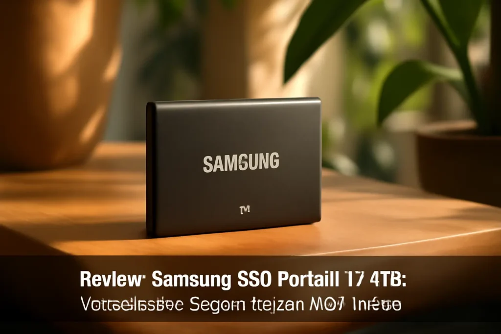 Samsung SSD Portátil T7 4TB: Velocidade e Segurança em Movimento