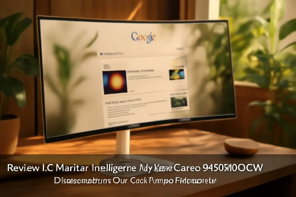 LG Monitor Inteligente MyView Curvo 34SR60QC-W: Desempenho e Conectividade Inovadora