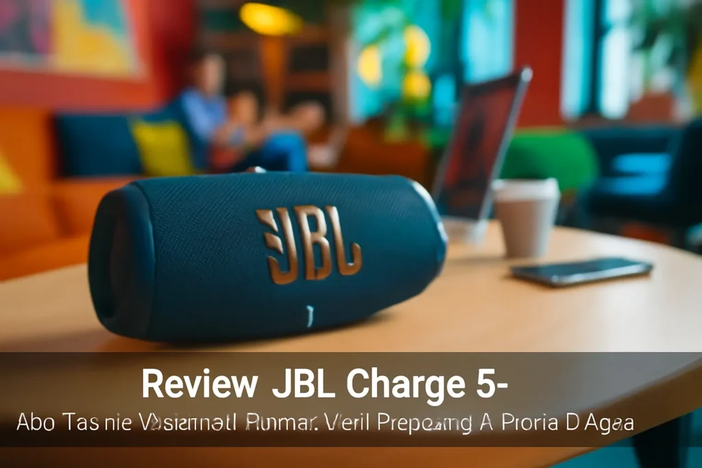 JBL Charge 5 - Alto-Falante Bluetooth Portátil: Som Potente e À Prova D'Água