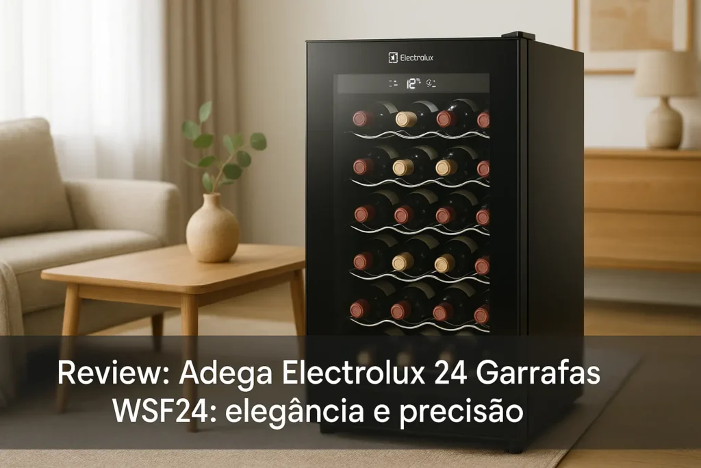 Adega Electrolux 24 Garrafas WSF24: elegância e precisão