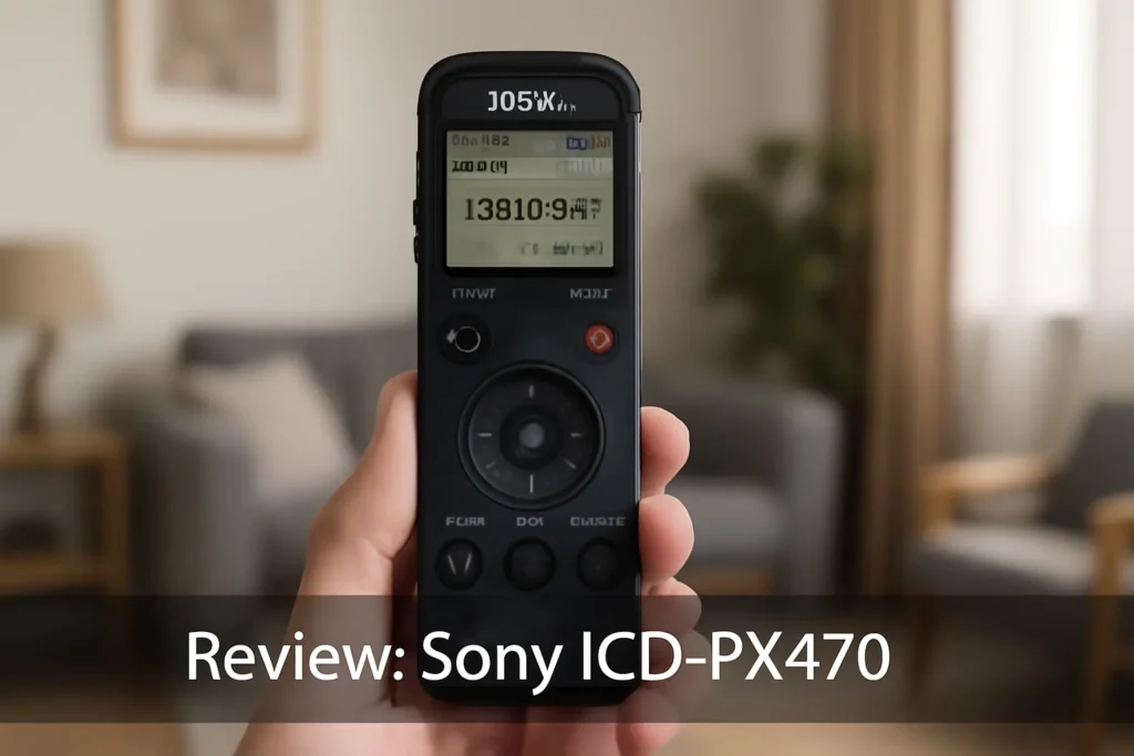 As 5 Melhores Opções de gravador de voz Sony icd px470
