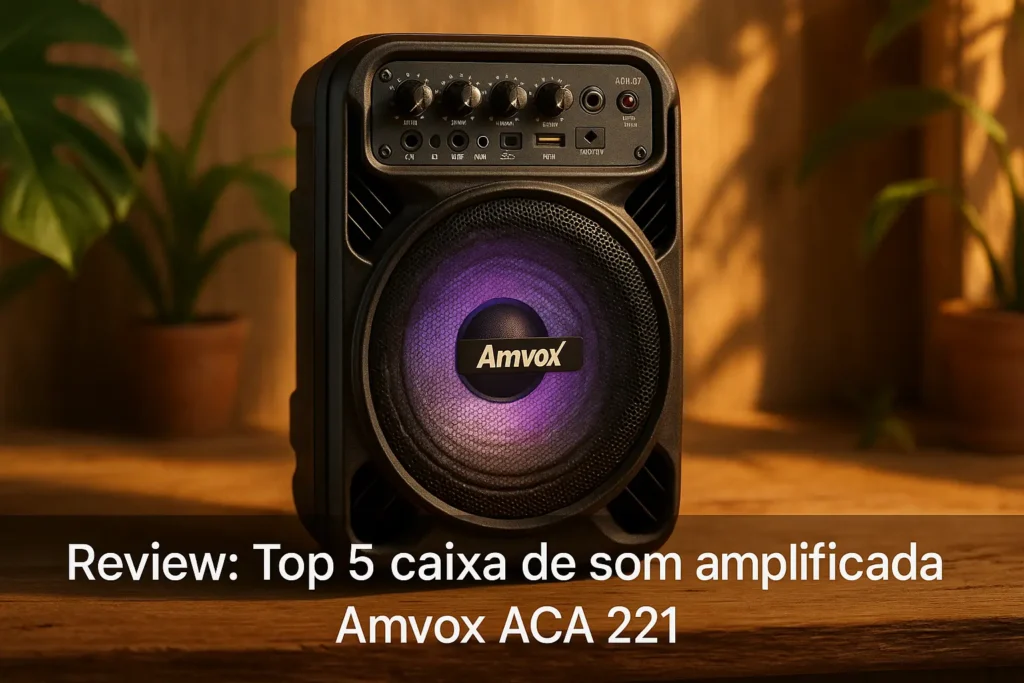 Top 5 caixa de som amplificada Amvox aca 221