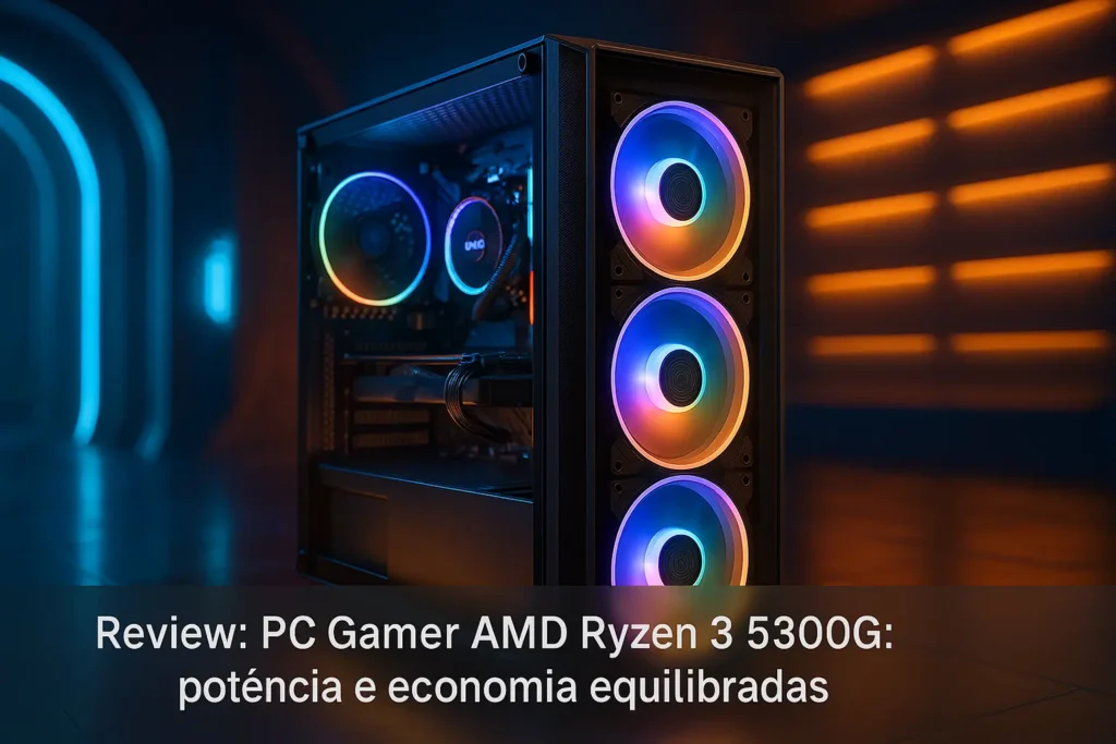 PC Gamer AMD Ryzen 3 5300G: potência e economia equilibradas