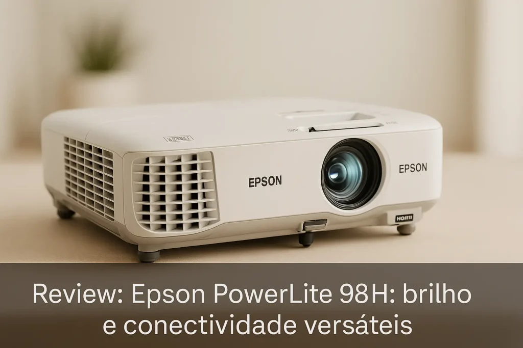Epson PowerLite 98H: brilho e conectividade versáteis