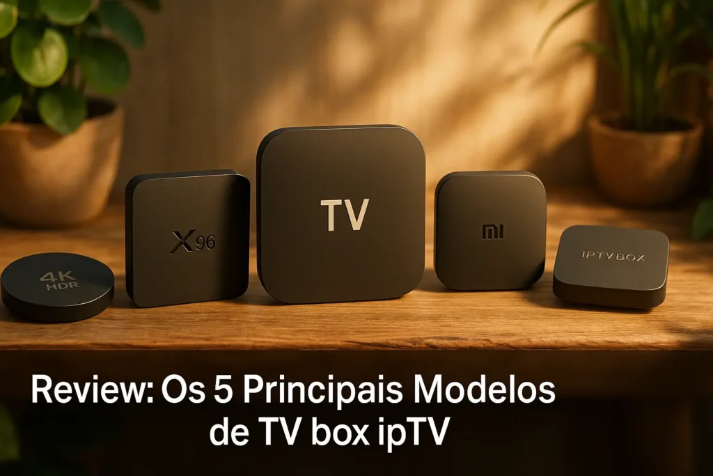 Os 5 Principais Modelos de TV box ipTV