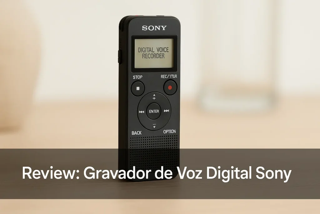 Principais 5 gravador de voz digital Sony