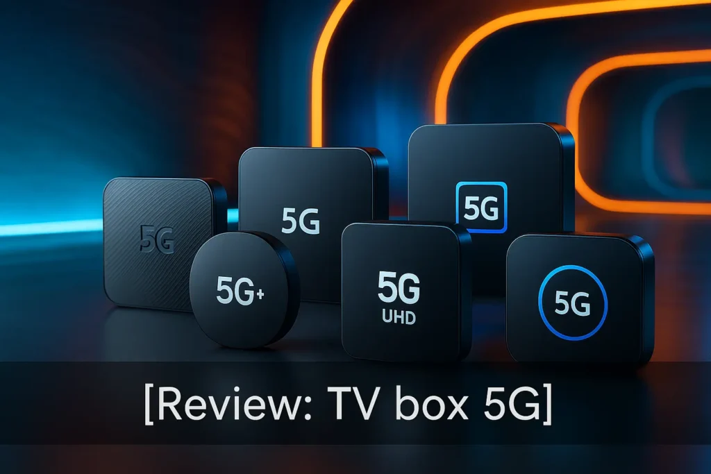 Cinco Principais Modelos de TV box 5g