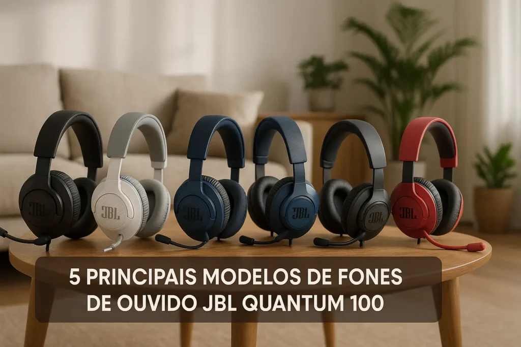 Cinco Principais Modelos de fone de ouvido JBL quantum 100