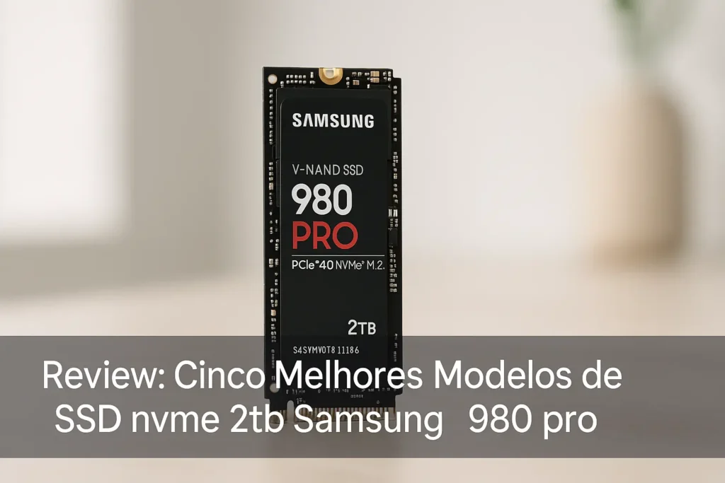 Cinco Melhores Modelos de SSD nvme 2tb Samsung 980 pro