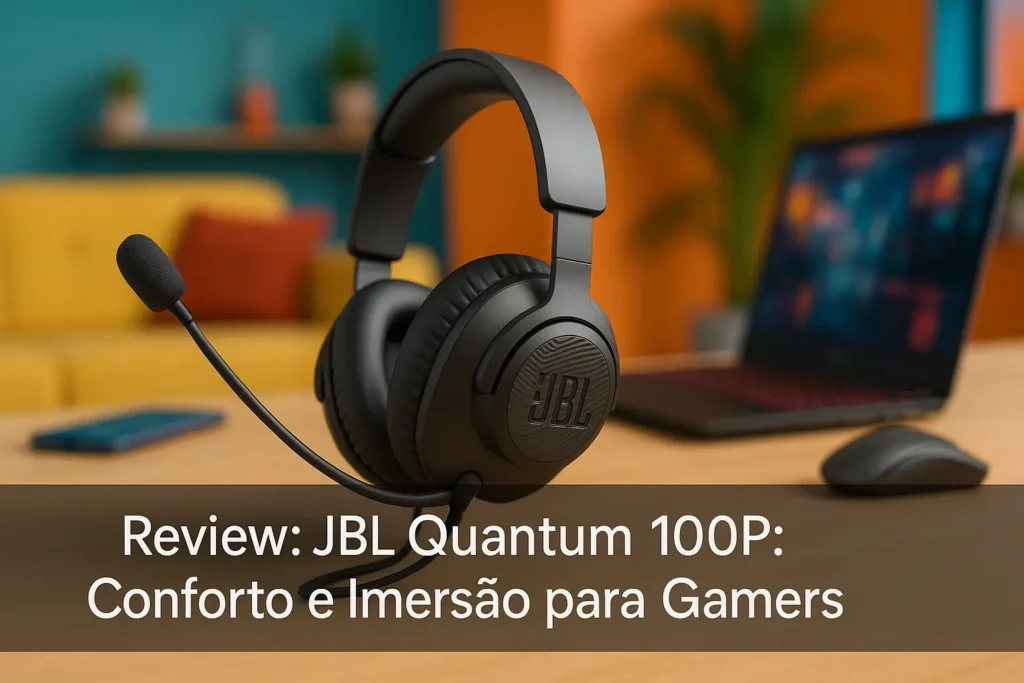JBL Quantum 100P: Conforto e Imersão para Gamers
