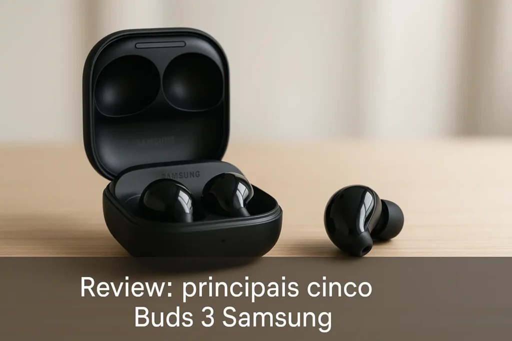 Principais Cinco buds 3 Samsung