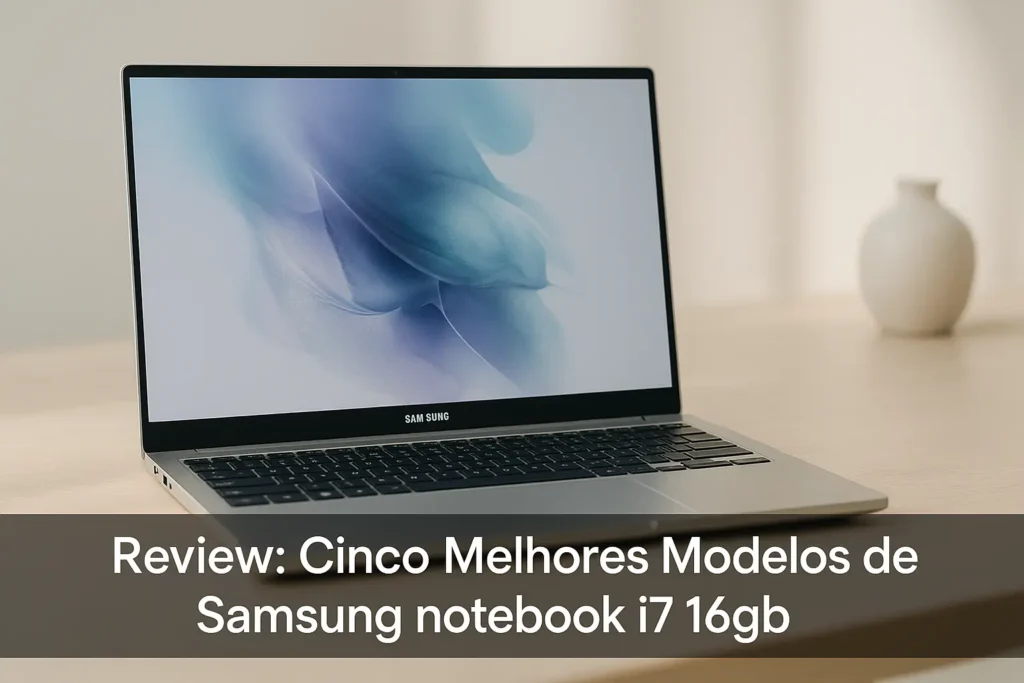 Cinco Melhores Modelos de Samsung notebook i7 16gb