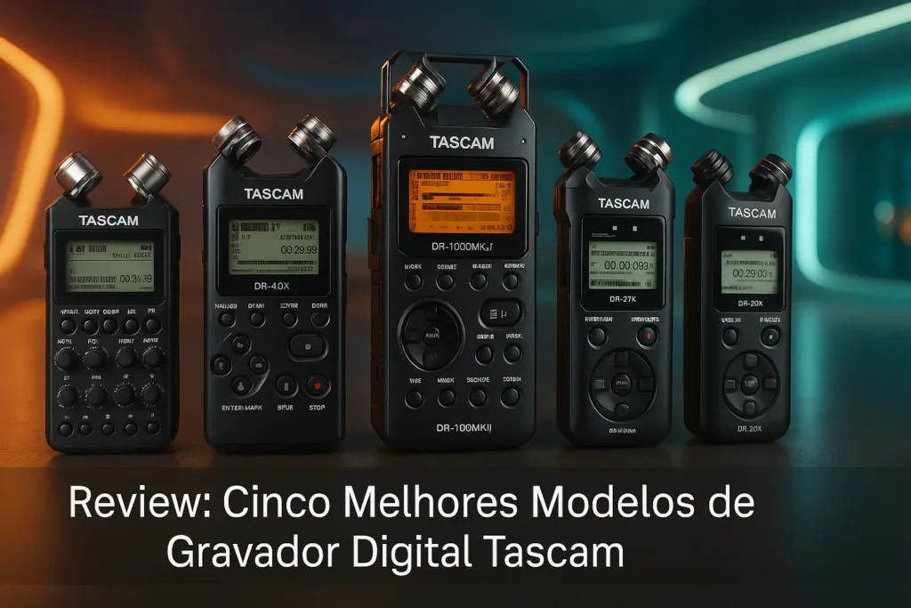 Cinco Melhores Modelos de gravador digital Tascam