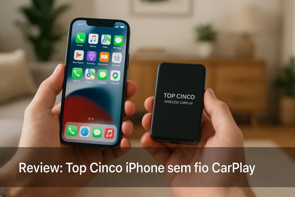 Top Cinco iPhone sem fio carplay