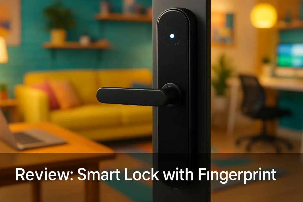 Fechadura Inteligente Smart Lock com Impressão Digital