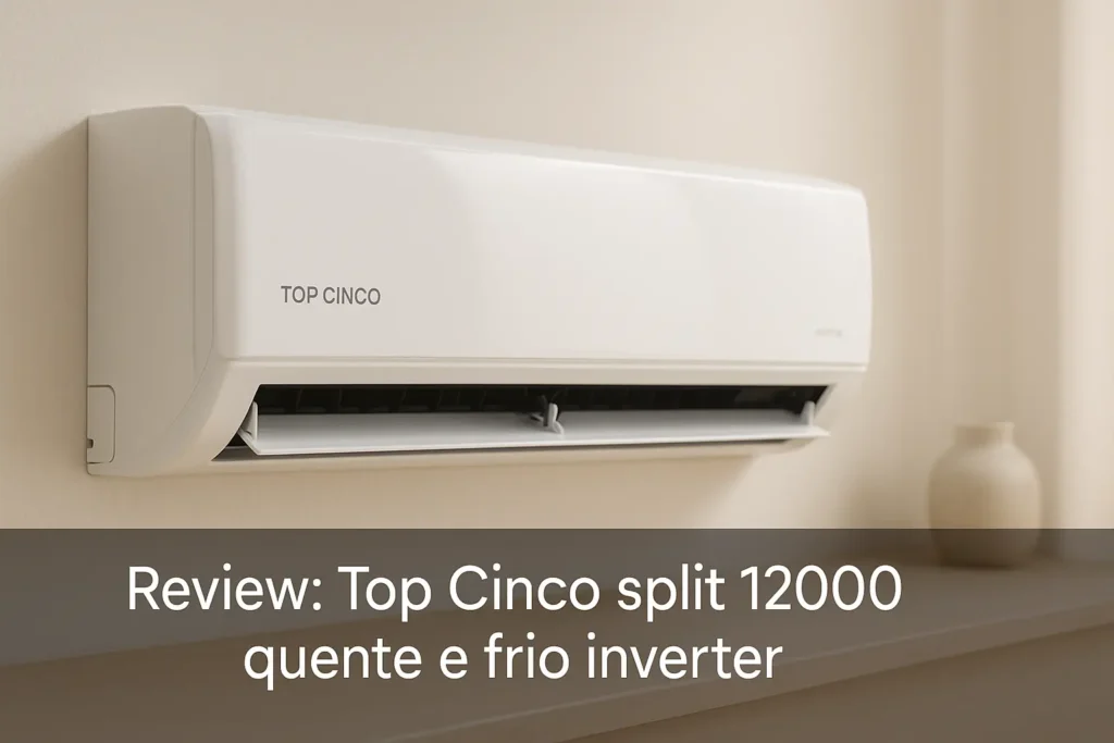 Top Cinco split 12000 quente e frio inverter