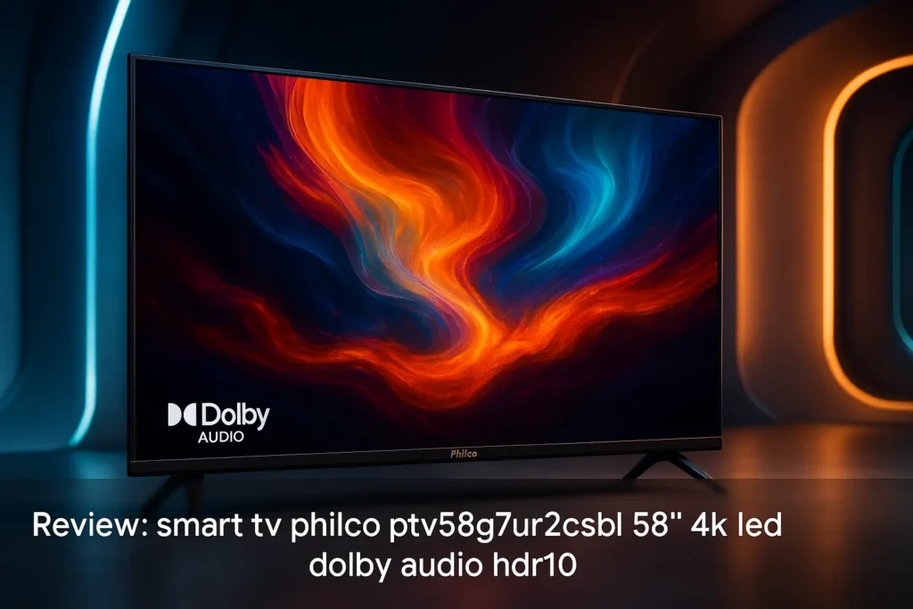 Top 5 Opções de smart tv philco ptv58g7ur2csbl 58” 4k led dolby audio hdr10