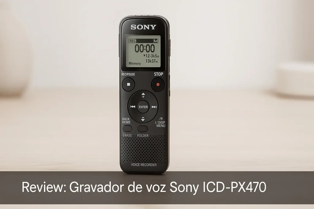 Top Cinco gravador de voz Sony icd-px470