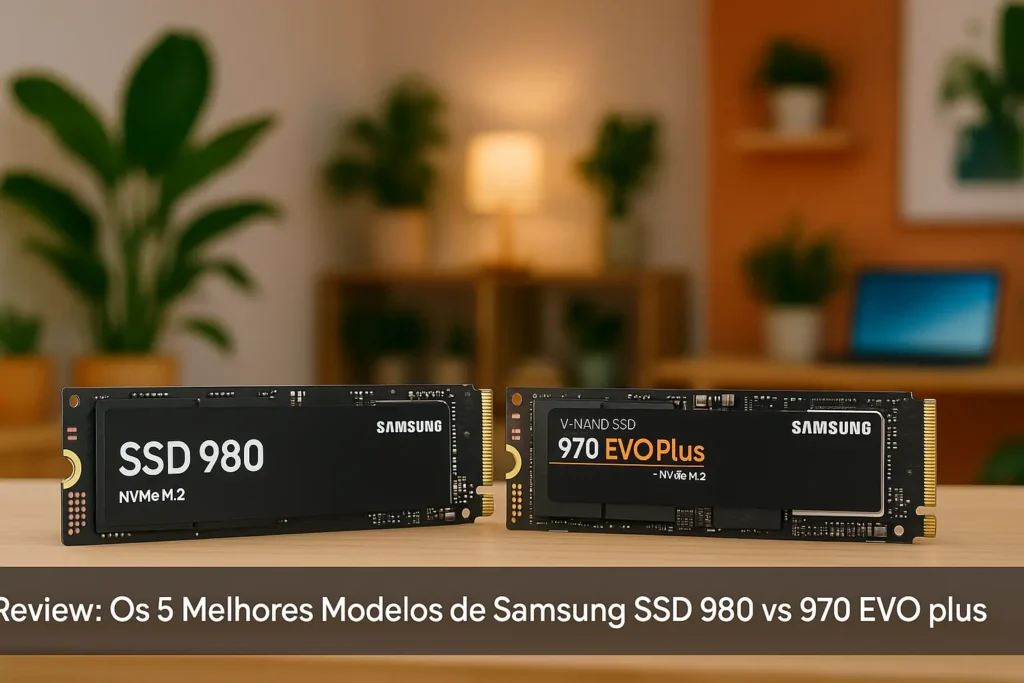 Os 5 Melhores Modelos de Samsung SSD 980 vs 970 EVO plus