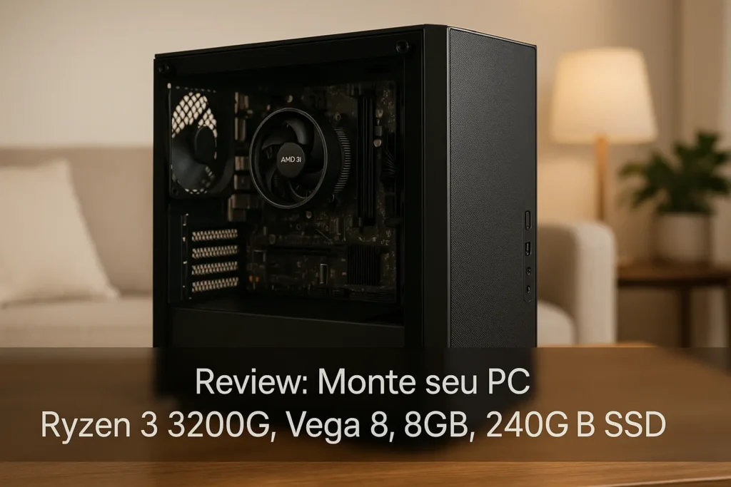 Monte seu PC: Ryzen 3 3200G, Vega 8, 8GB, 240GB SSD