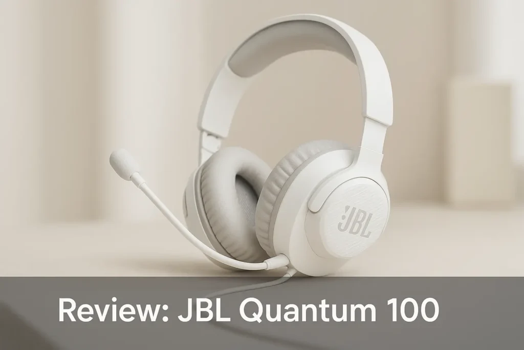 Principais Cinco headset JBL quantum 100 branco
