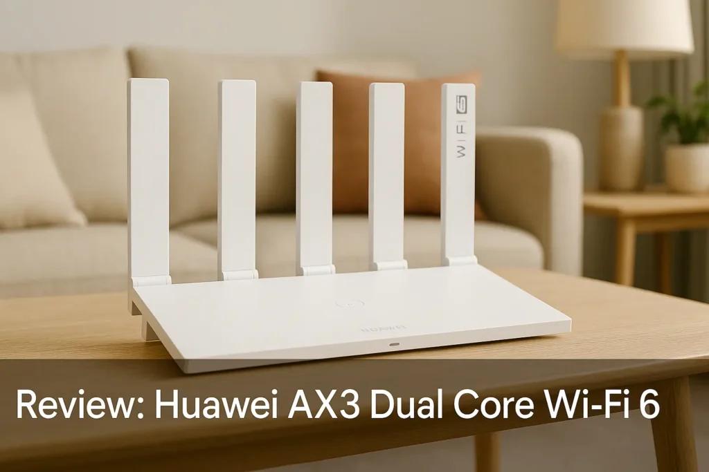 Huawei AX3 Dual Core Wi-Fi 6: Velocidade e Alcance Incríveis