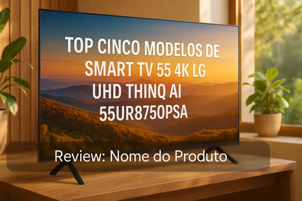 Top Cinco Modelos de smart TV 55 4k LG uhd thinq AI 55ur8750psa
