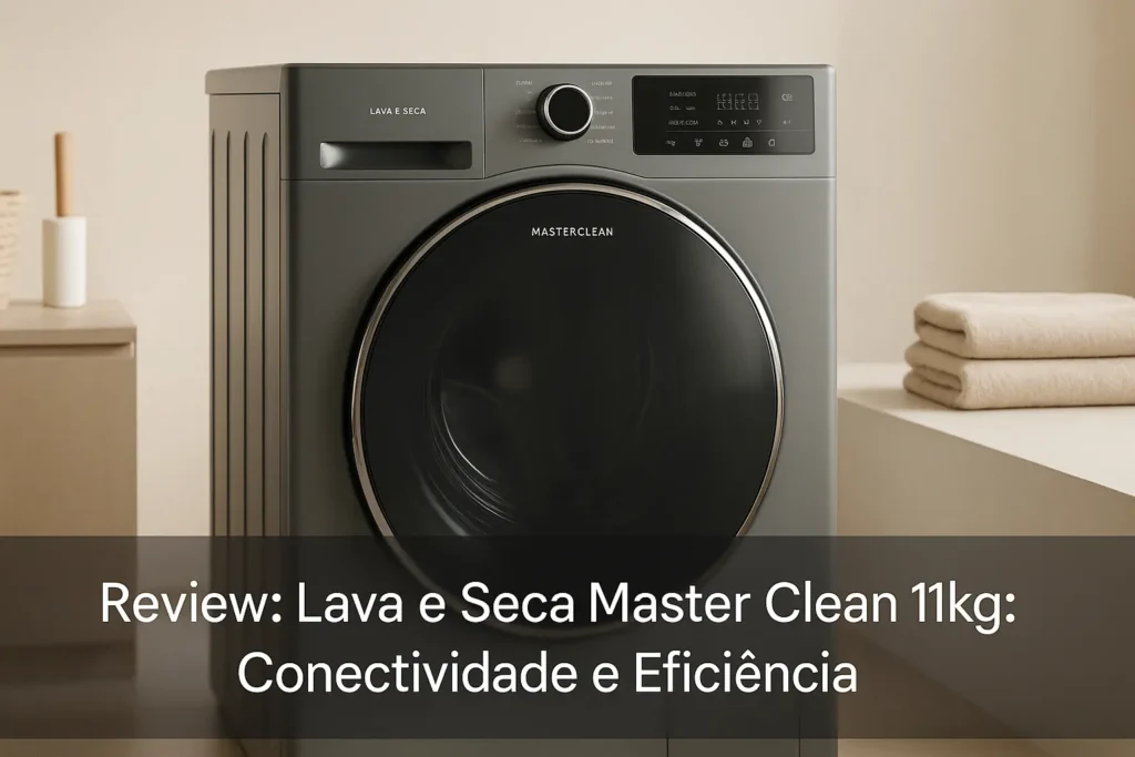 Lava e Seca Master Clean 11kg: Conectividade e Eficiência