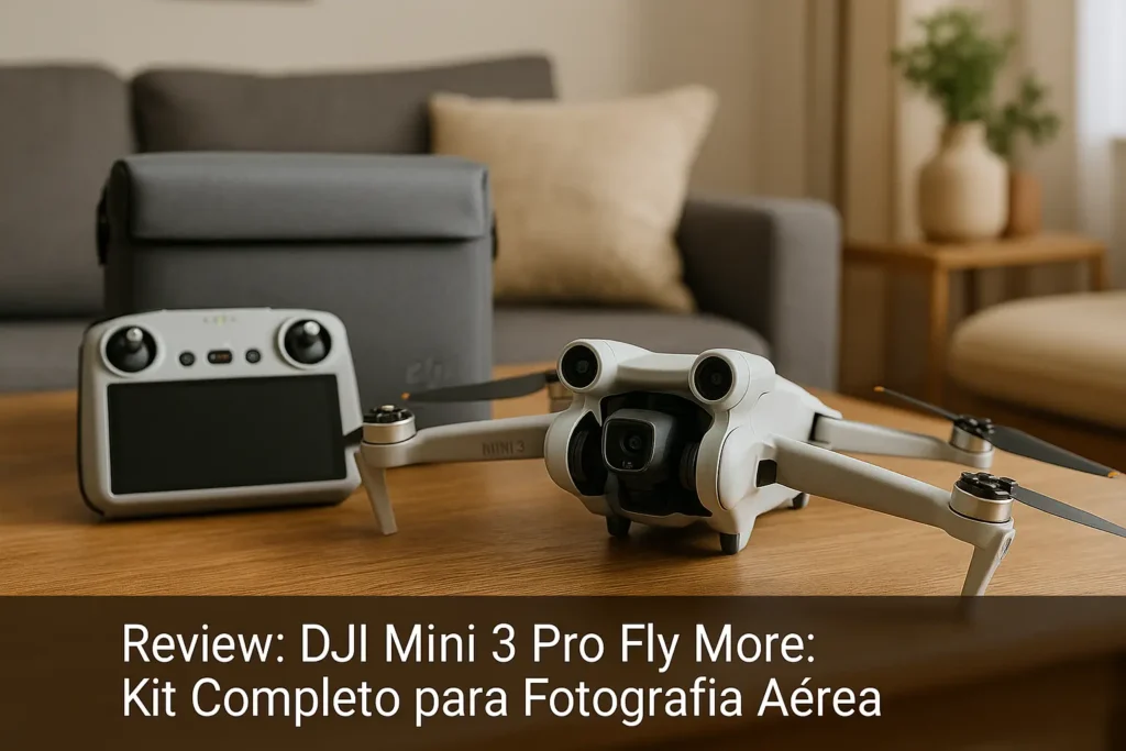 DJI Mini 3 Pro Fly More: Kit Completo para Fotografia Aérea