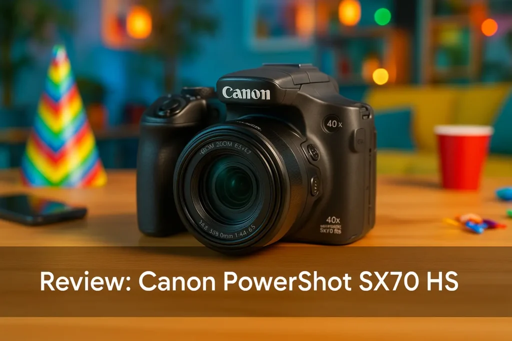 Canon PowerShot SX70 HS: Zoom Incrível e 4K Nítido