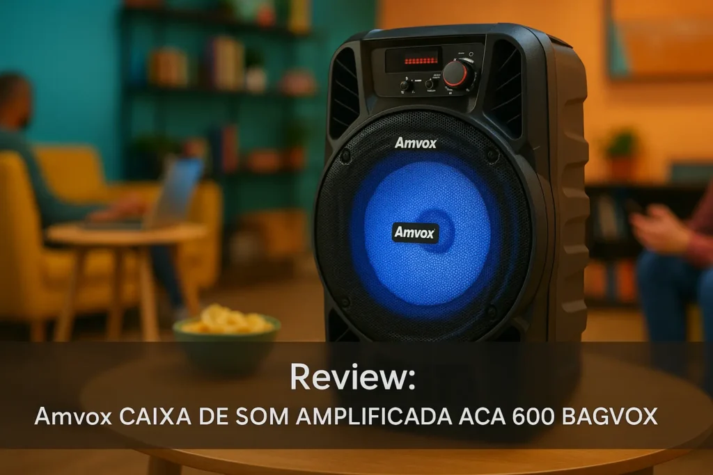 Top 5 Amvox caixa de som amplificada aca 600 bagvox