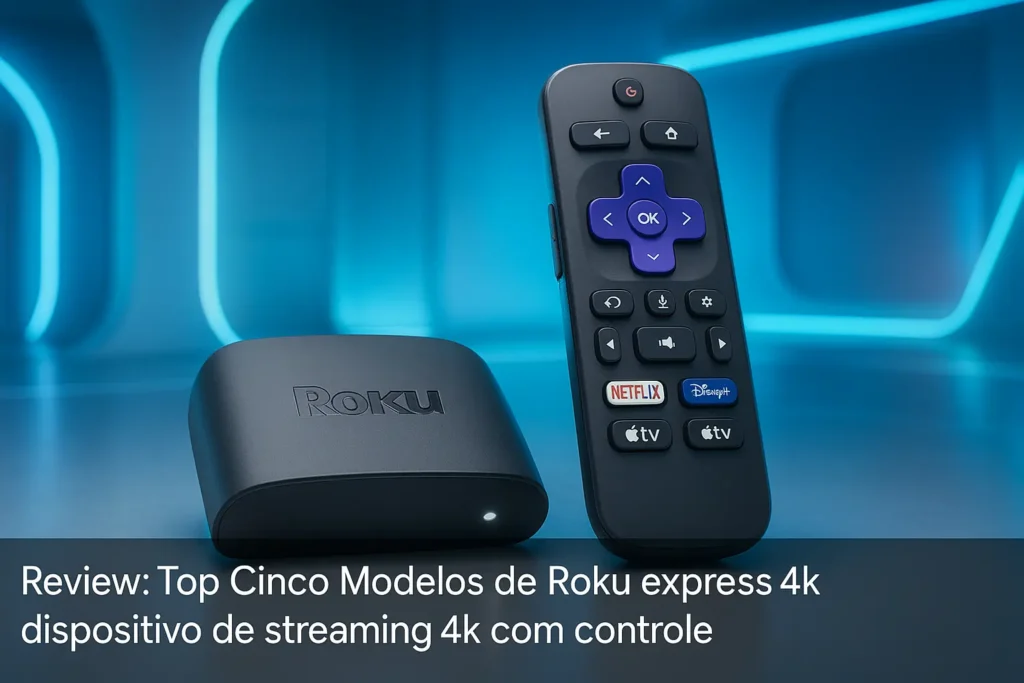 Top Cinco Modelos de Roku express 4k dispositivo de streaming 4k com controle
